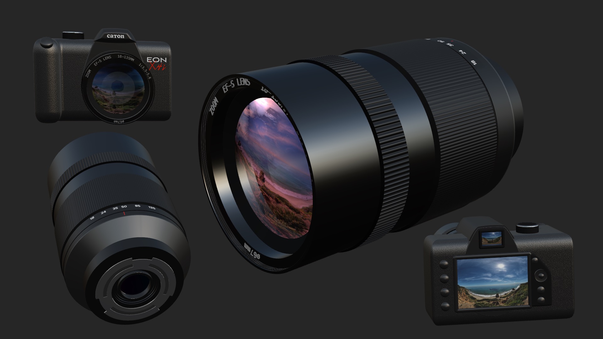 3D Model - Camera Lenses