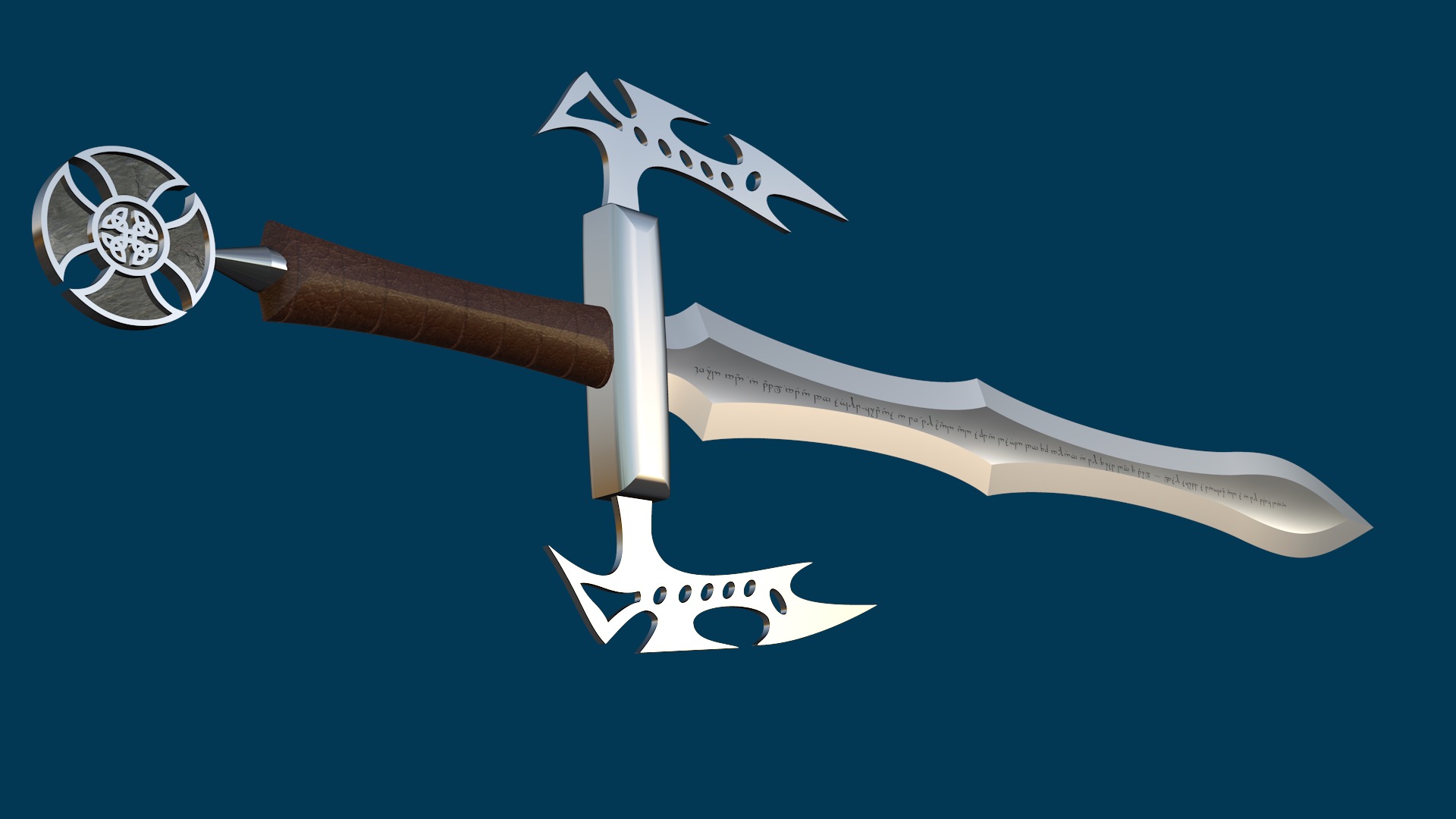 Medieval Sword design - 3D model