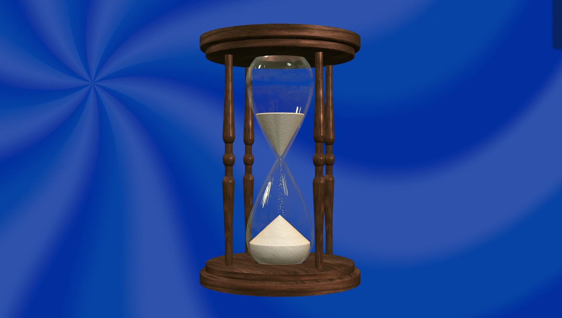 Hourglass 3D Model made in Motion
