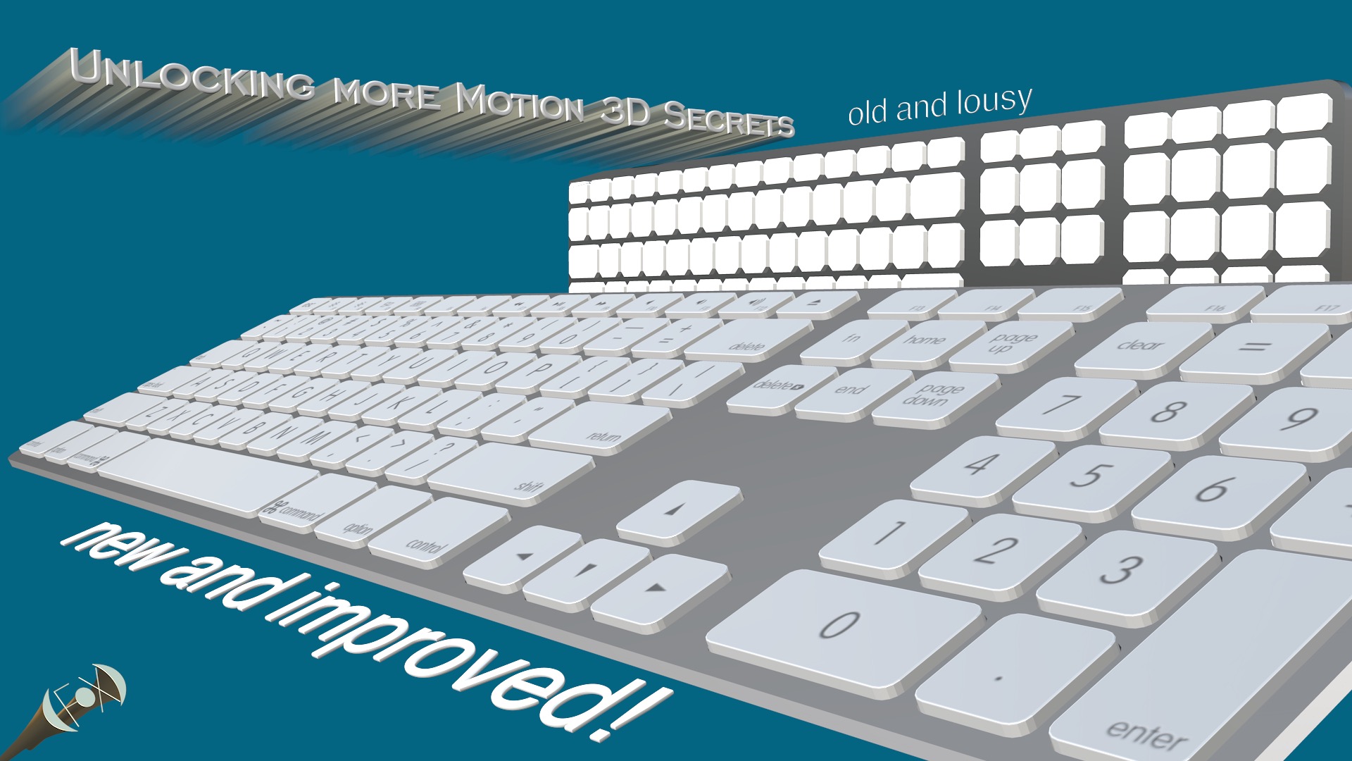 Mac Keyboard 3D Model - quality comparison