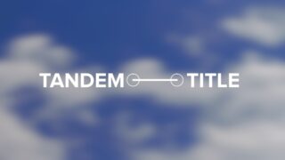 Tandem Title - connected together
