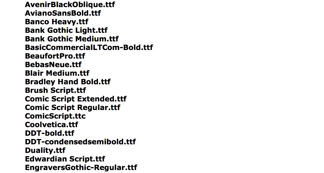 download fonts for final cut pro x