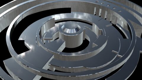 Tech Rings 3D model feature