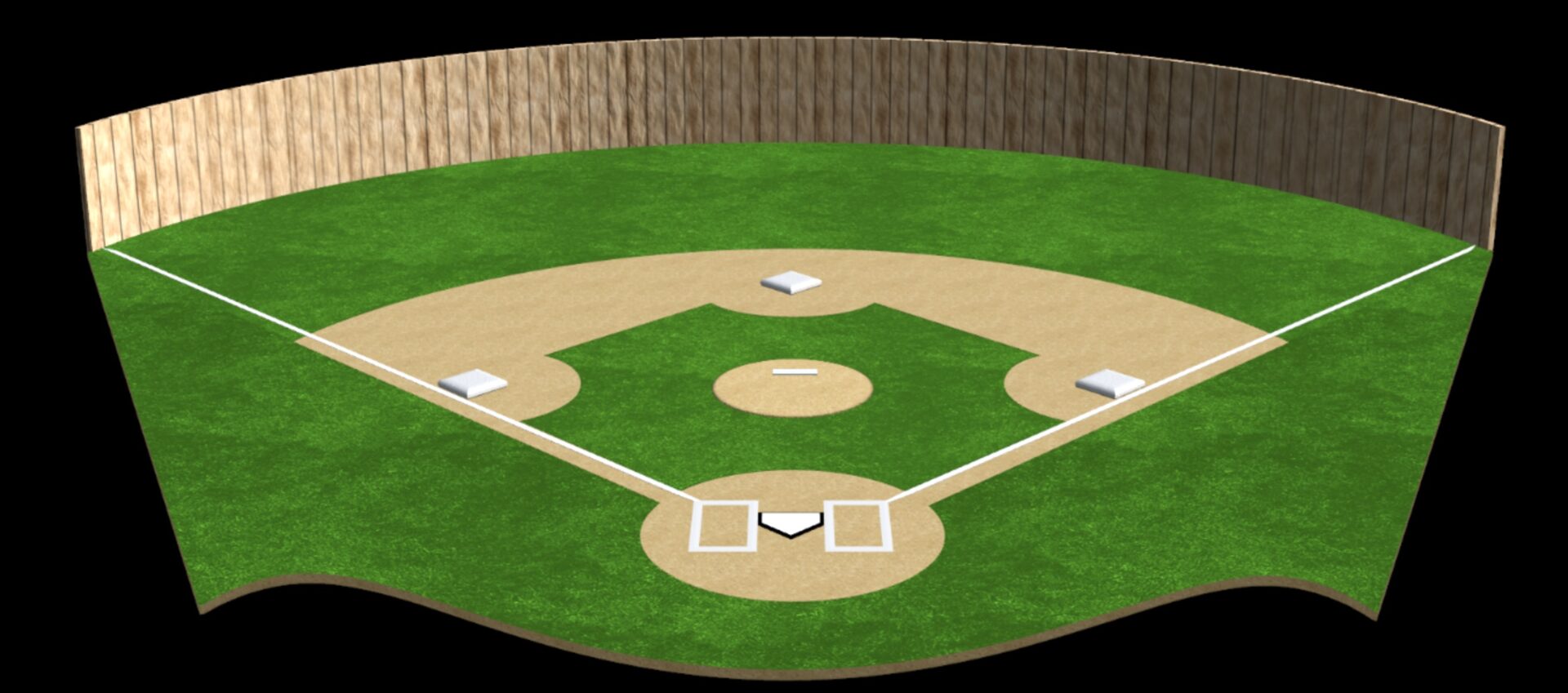 Baseball Field 3D Model