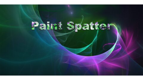 Paint Spatter Title
