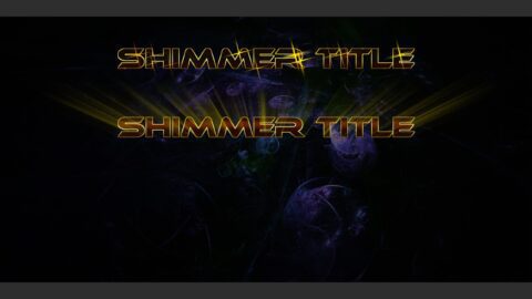 Shimmer Title for FCPX