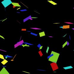 confetti motion project