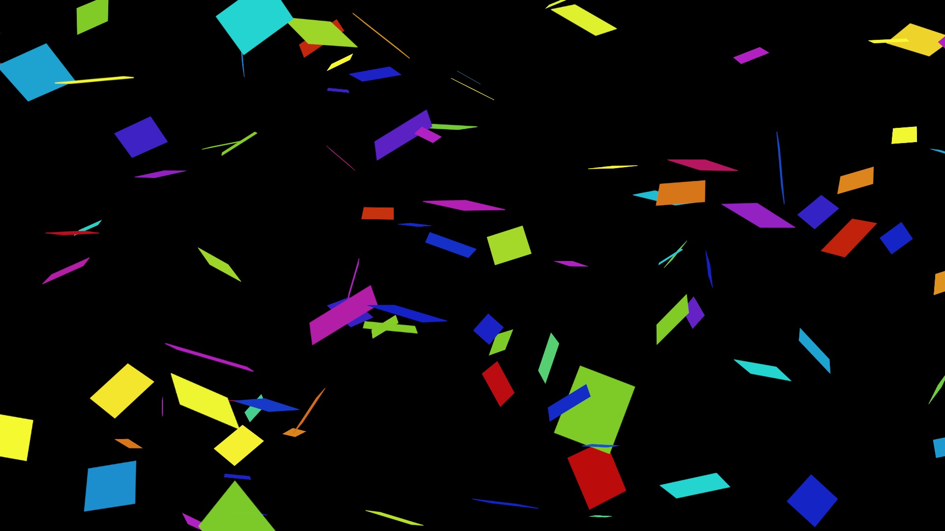 confetti motion project