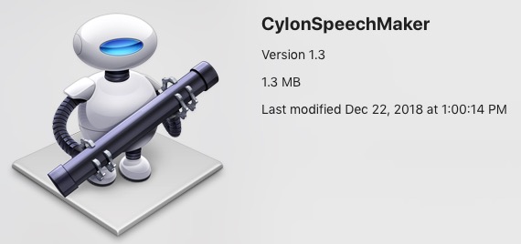 Cylon Speech Maker applet