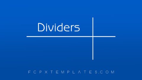 Dividers Generator for FCPX