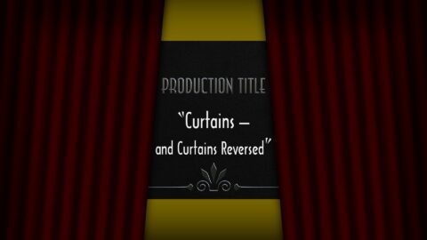 Curtains generator template for FCPX