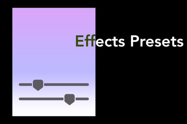 Using FCPXTemplates Effects Presets