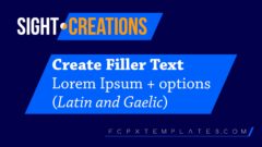 Create Filler Text - Lorem Ipsum filler text online tool