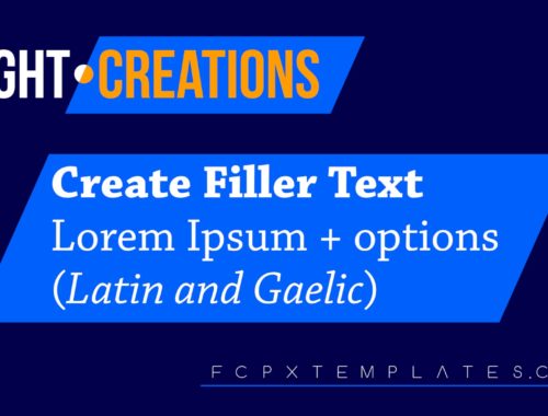 Create Filler Text - Lorem Ipsum filler text online tool