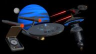 Star Trek fandom 3D models for FCPX: Space Shapes Font