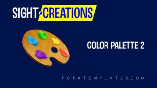 Color Palette 2 Effect template for FCPX