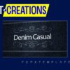 Denim Casual Opener and Lower Third Title templates for FCPX