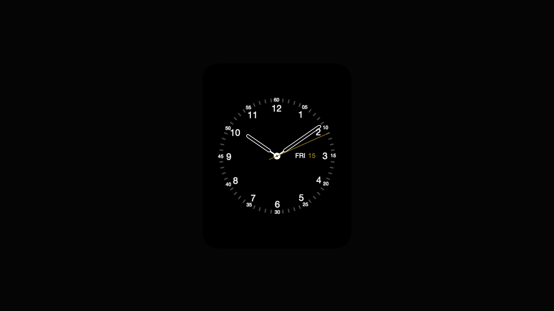 Apple Watch Face Running Clock Gnerator For Fcpx