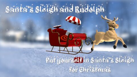 Santa's Sleigh and Rudolph Generator / 3D Model for FCPX