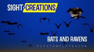 Bats and Ravens - Two generator templates for FCPX