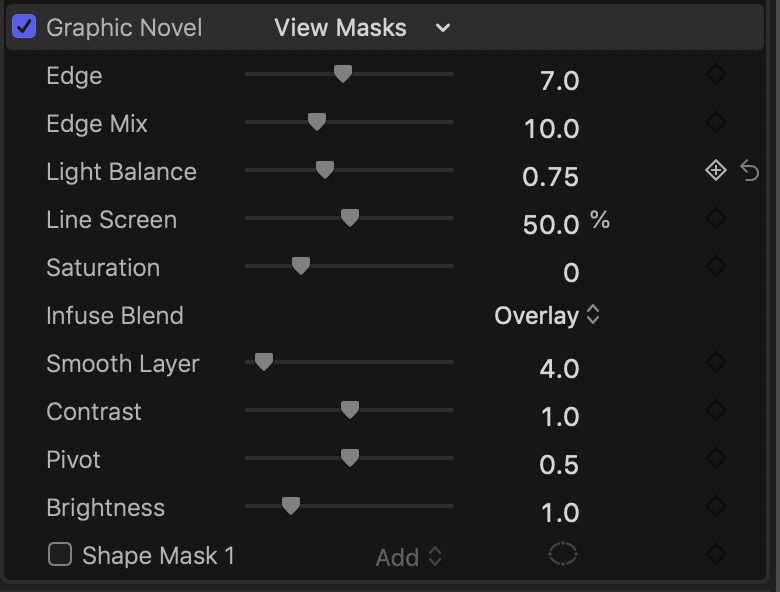 graphic novel parameters