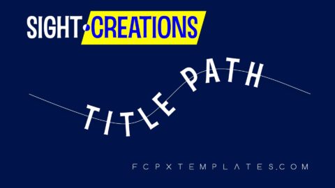 Title Path - Text on Path title for FCPX