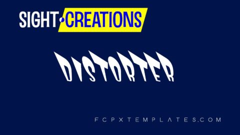 Distorter title for FCPX