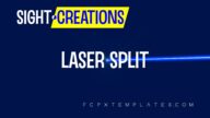 Laser Split Transition for Final Cut Pro