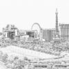 Nostalgia cityscape