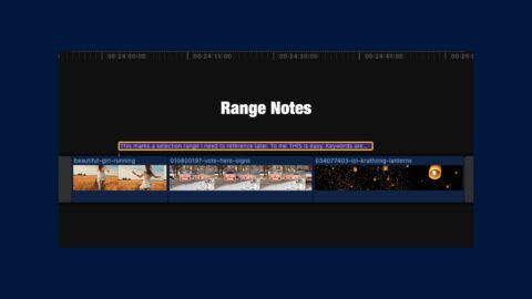 Range Notes - add notes directly in the storyline