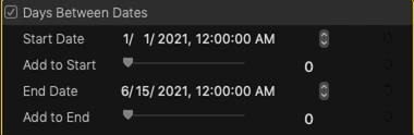 Days Between Dates date entry demo