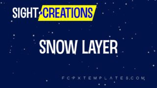 Snow Layer effect for fcpx