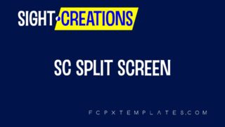 SC Split Screen - multi-purpose easy-to-use effect for Final Cut Pro