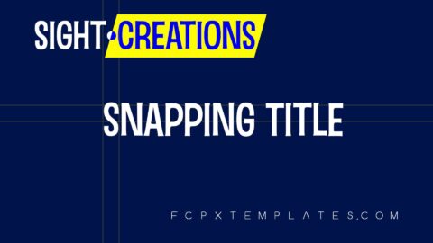 Snapping Title automatically snaps to a grid of your making!