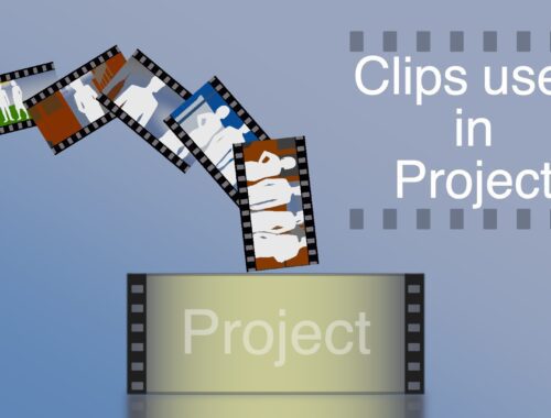 Clips used in project tool