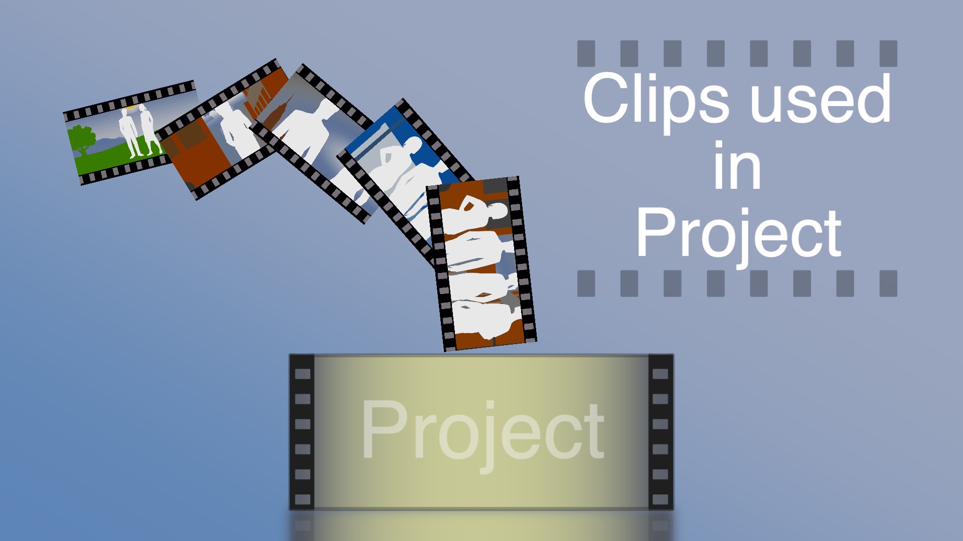 Clips used in project tool