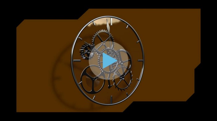 watchworks animated 3D model - apple motion
