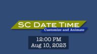 SC Date Time - expanded features and vertical video friendly