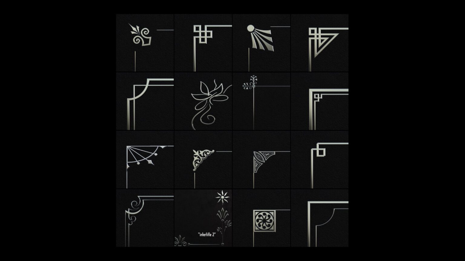 Intertitle 6 Font Build your own Silent Film title cards Intertitle 6 Font Build your own Silent Film title cards