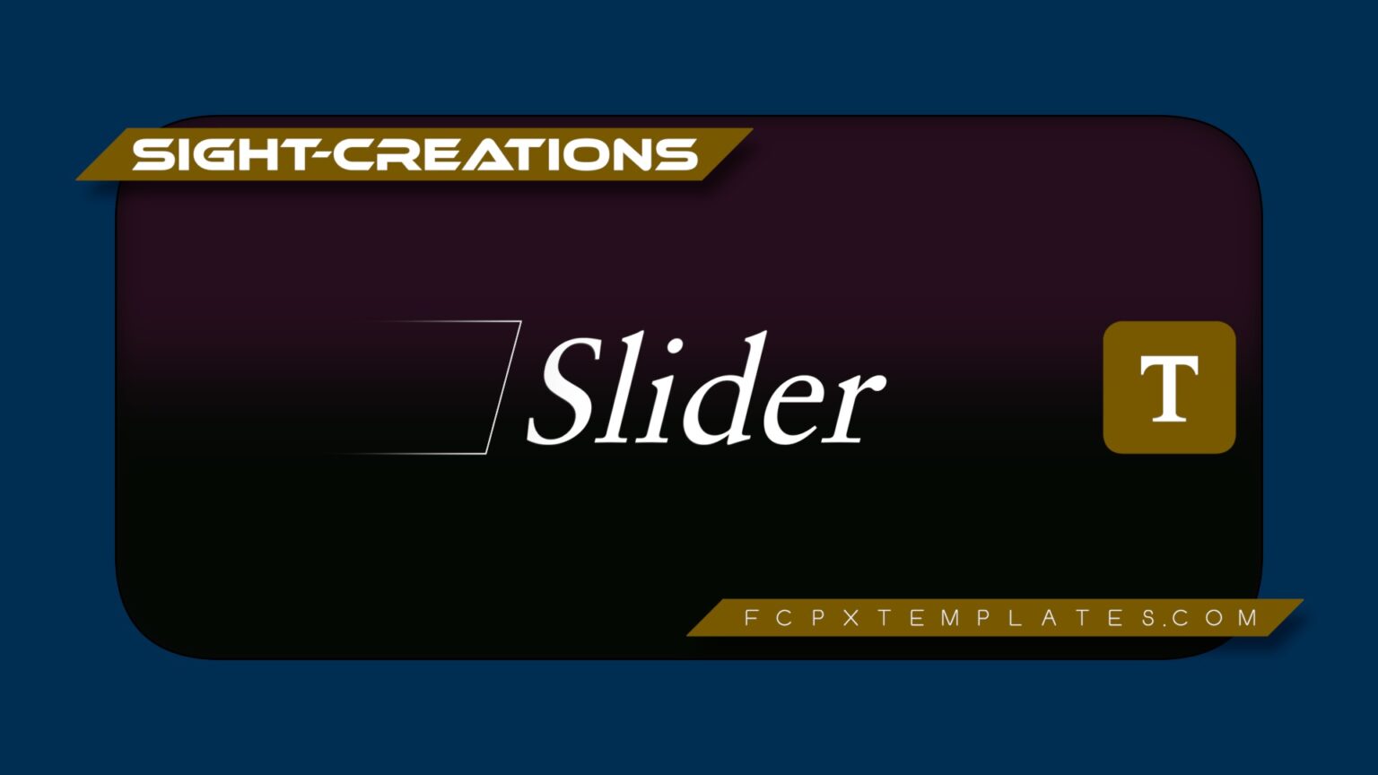 Final Cut Pro X • plugins • tools • 3D — by Sight•Creations | Fox Mahoney