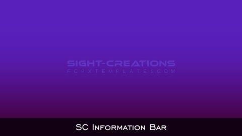 SC Information Bar Title for Final Cut Pro