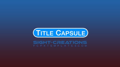 Title Capsule for Final Cut Pro