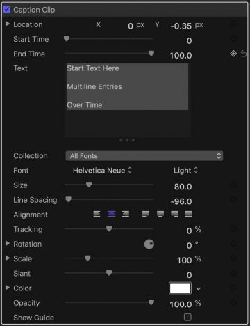 captionClipparams1 Caption Clip Parameters