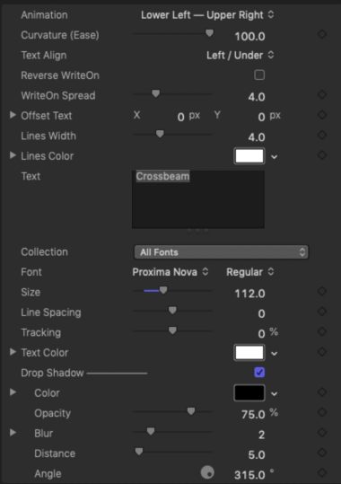 crossbeam-parameters